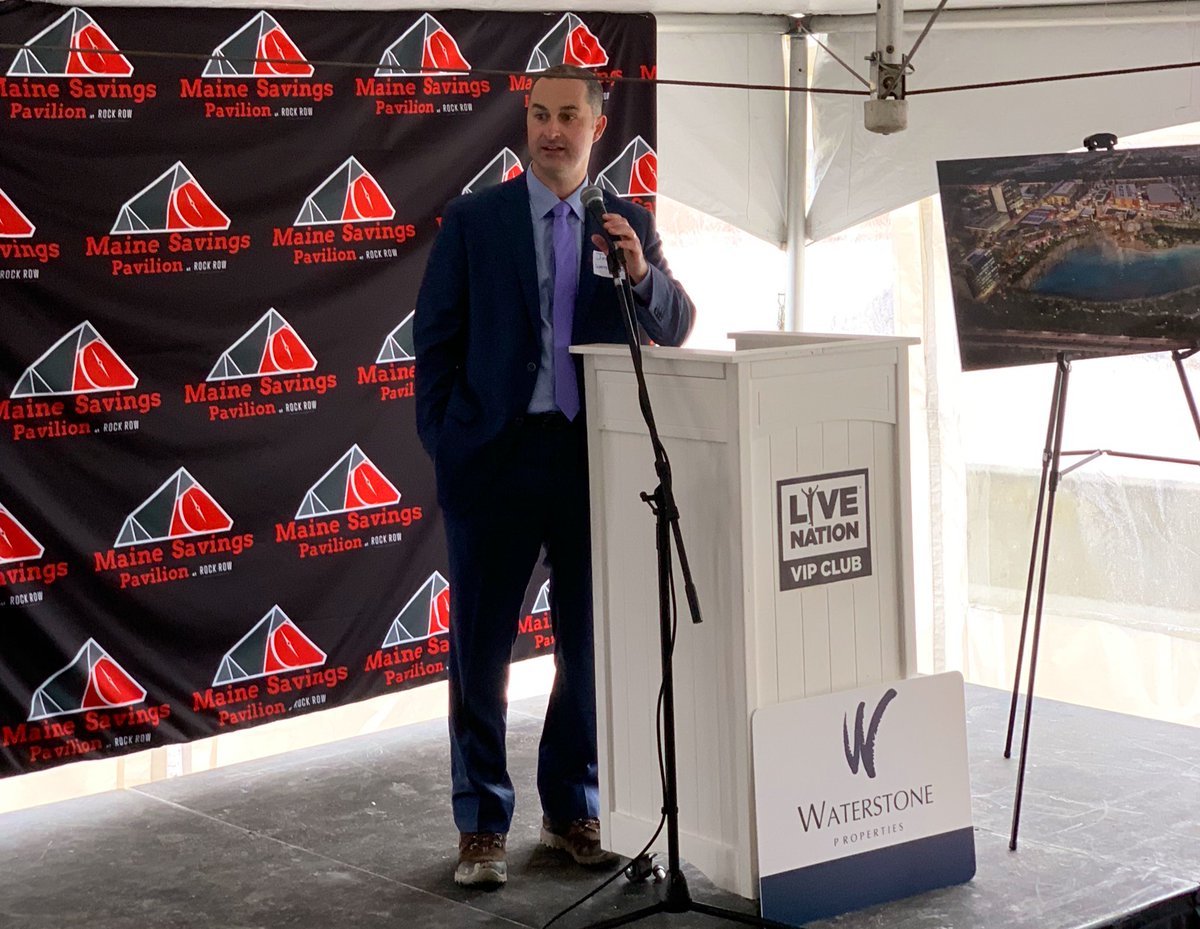 <a href="/Waterstone_/">Waterstone Properties</a> principal Josh Levy thanks Shaw Brothers and all of those involved with construction of Rock Row