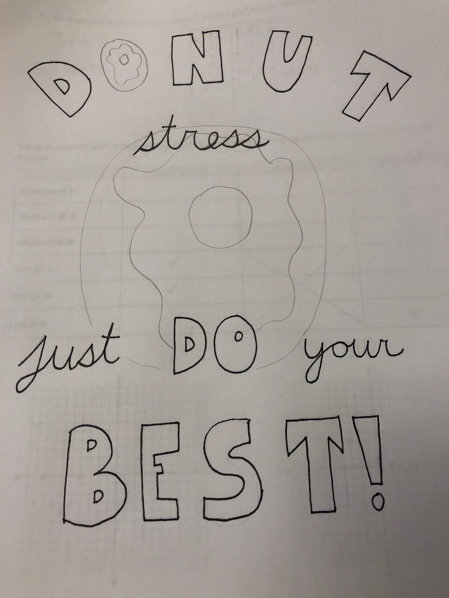 MrsNorwine's tweet image. De-stressing by making motivational quote posters for the last 20 minutes of class today! #EOCprep #alg1chat #MTBOS