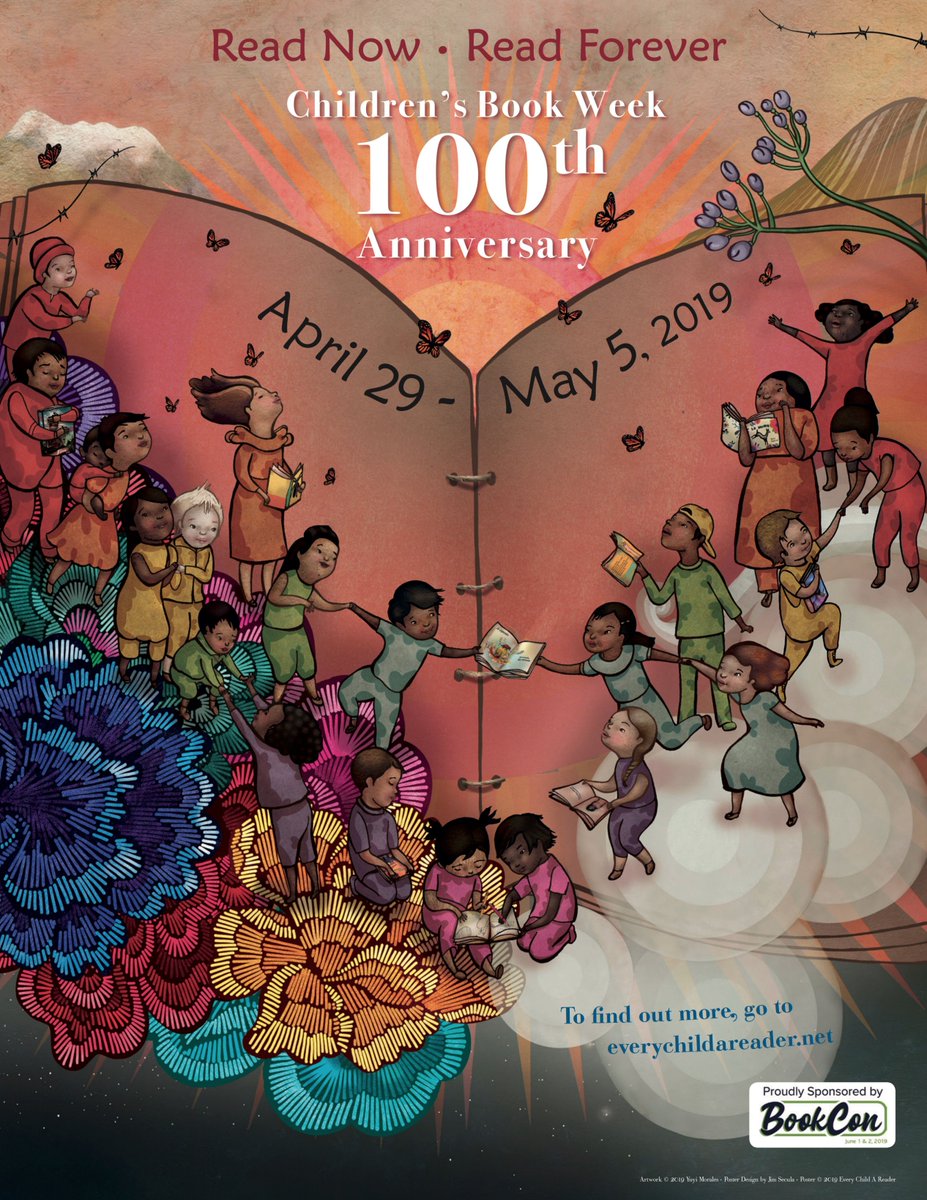 Happy 100th Children's Book Week! Children’s Book Week originated in the belief that children’s books and literacy are life-changers. #BookWeek100 <a href="/EveryChildRead/">Every Child a Reader</a>