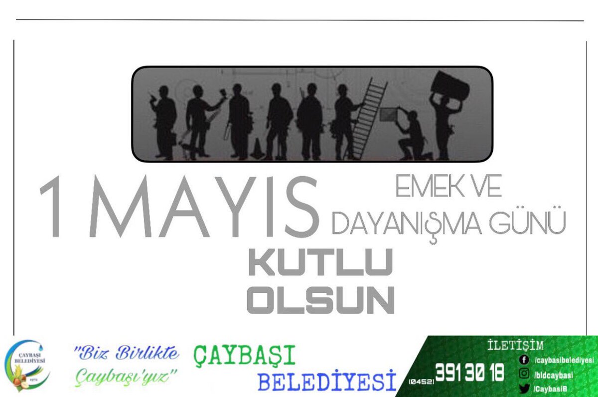 #1Mayıs
Başta işçi, memur ve emekçilerin olmak üzere bütün milletimizin 1 Mayıs Emek ve Dayanışma Günü’nü Kutluyorum.