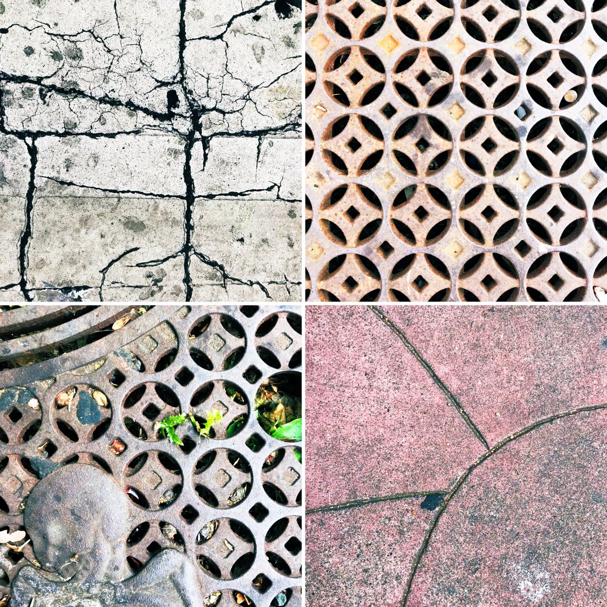 urbanlifesigns's tweet photo. What lies under our feet #1
#sidewalk #pavement #striping #concrete #treewells #grates #thermoplast https://t.co/yLyNH0JKrH