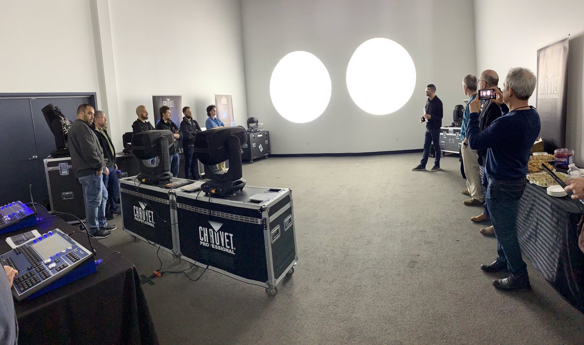 4Wall's tweet photo. The @ChauvetPro Maverick MK3 Road Show is going on now at #4WallBoston! Come check out the new MK3 Profile and Spot from 11AM-2PM! #4Wall https://t.co/X9015l4nlT