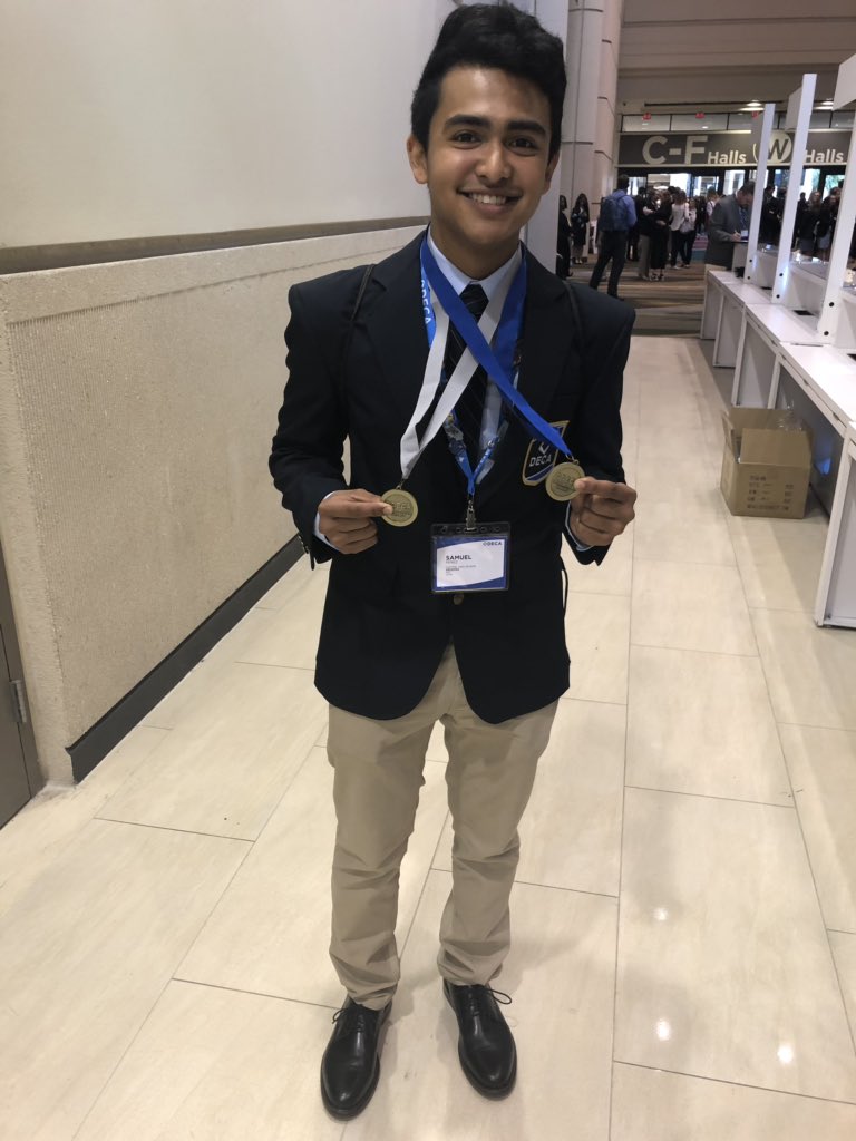 casteeldeca's tweet photo. WE HAVE OUR FIRST CASTEEL INTERNATIONAL FINALIST! Way to go, Sam!!! Good luck in finals today, we are cheering for you! 🙌🏻 https://t.co/jQKSeOgWB0