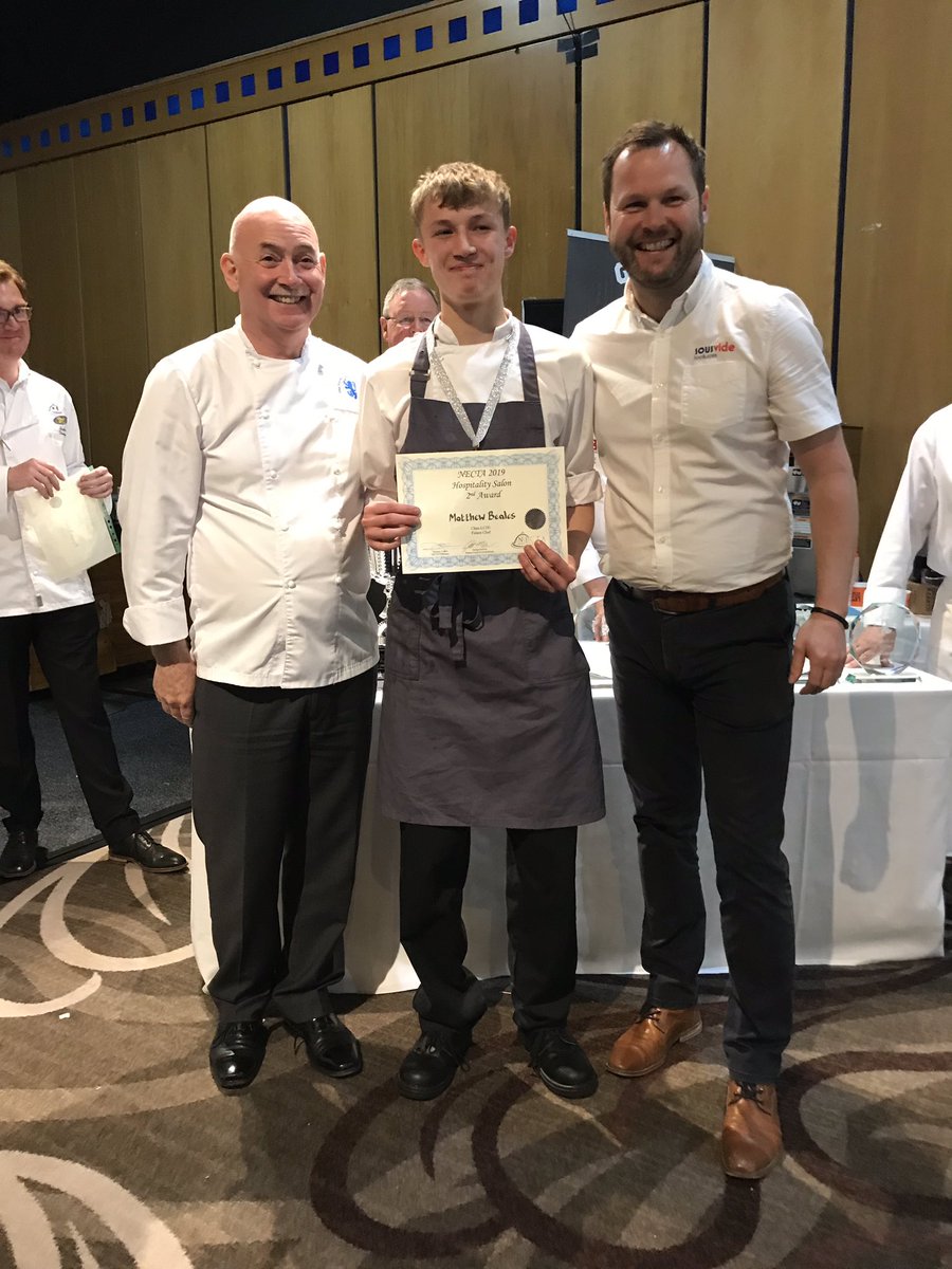 In second place with a silver medal in this years #nectafuturechef sponsored by <a href="/SousVideTools/">sousvidetools.com</a> is Matthew Beales from <a href="/newcastlecol/">Newcastle College</a>