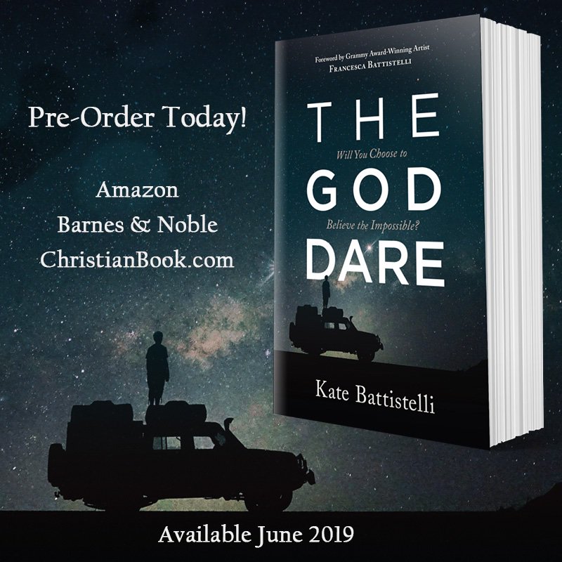 So excited to be on the launch team for #thegoddare by <a href="/katebattistelli/">Kate Battistelli</a> 
Available for pre-order now!!