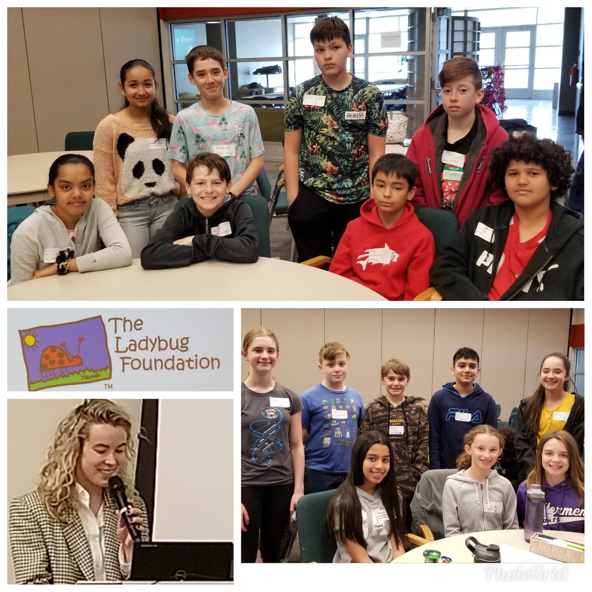 SheevaKlassen's tweet image. Thank you Hannah Taylor, from The Ladybug Foundation, for speaking about homelessness at our Peer Leadership Celebration!  @darwinLRSD @louis_riel_sd
