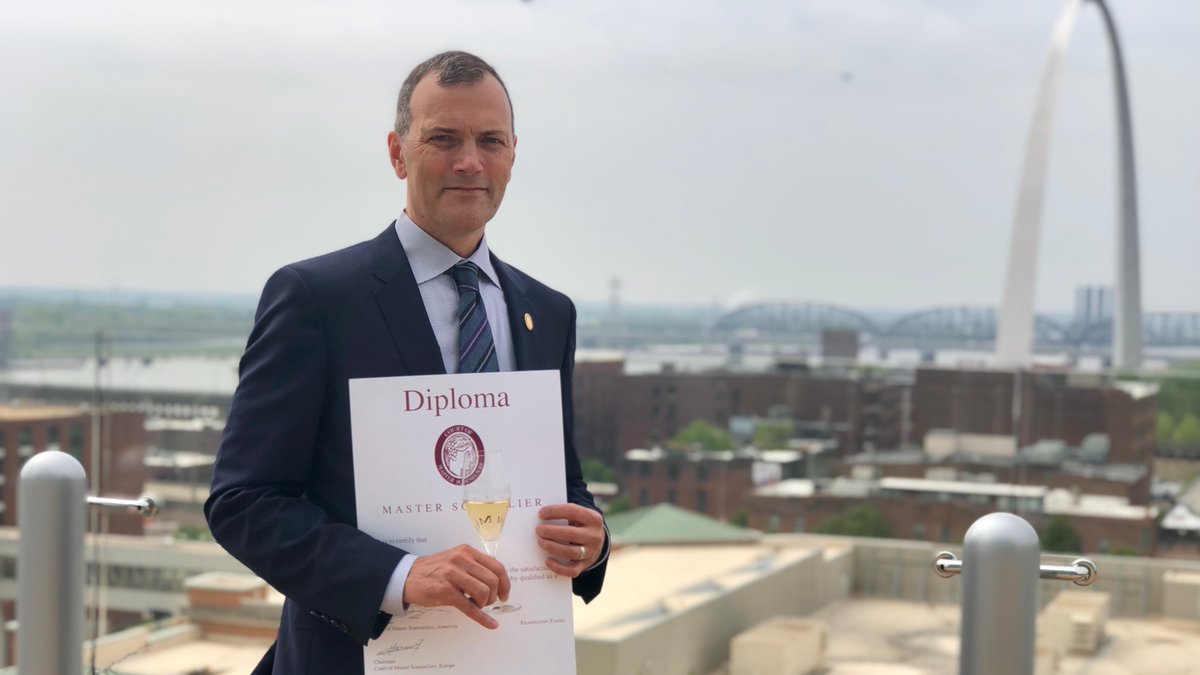 Please join us in congratulating Master Sommelier, @RScottTyree, following the Master Sommelier Diploma Tasting Examination and @krug reception.