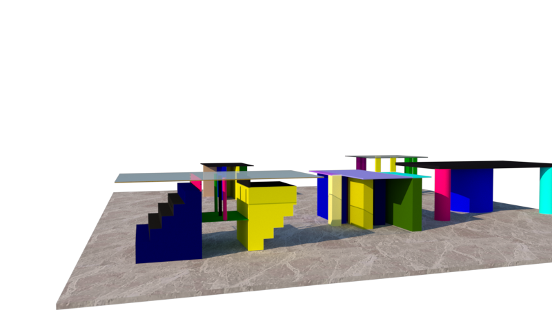 OCG_interiors's tweet photo. We design furniture. These tables are currently in production. reminiscent of #memphis #ocginteriors #furnituredesign https://t.co/1Usunx1z5n