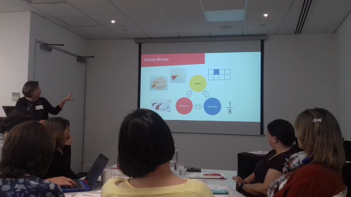 VictoriaParkPS's tweet photo. Lots of thought-provoking discussion on mathematical talk and bar modelling for our VP and maths co-ordinator, Mr Ryden, at today's @MathsMastery National Leadership Day in London #MasteryPD https://t.co/7bWEOv3VCY
