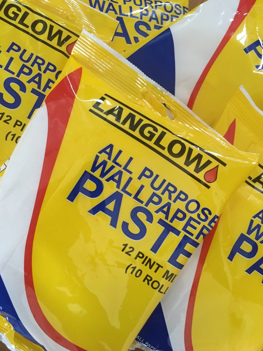 palacechemicals's tweet photo. Planning a spot of #DIY this weekend? Our Langlow wallpaper  Paste is available in packets of :
✅6 pints ✅12 pints and ✅36 pints. Mix, hang and stick with us! #thenamereflectsquality #wallpaperpaste #Wallpapers https://t.co/AJEiFkVlgj