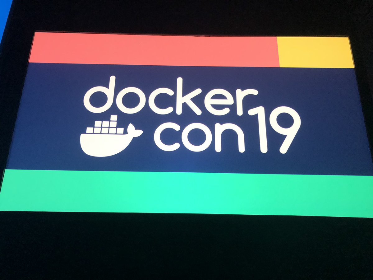 timhohman's tweet image. DockerCon 19 keynote coming up now!  #dockercon19 #conference