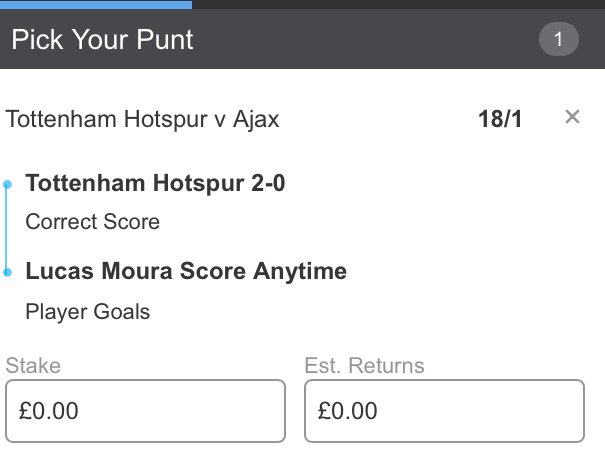 tipster_dan's tweet image. ⚽️⚽️⚽️⚽️⚽️⚽️⚽️⚽️
Here's tonight's tip for 
Spurs vs Ajax