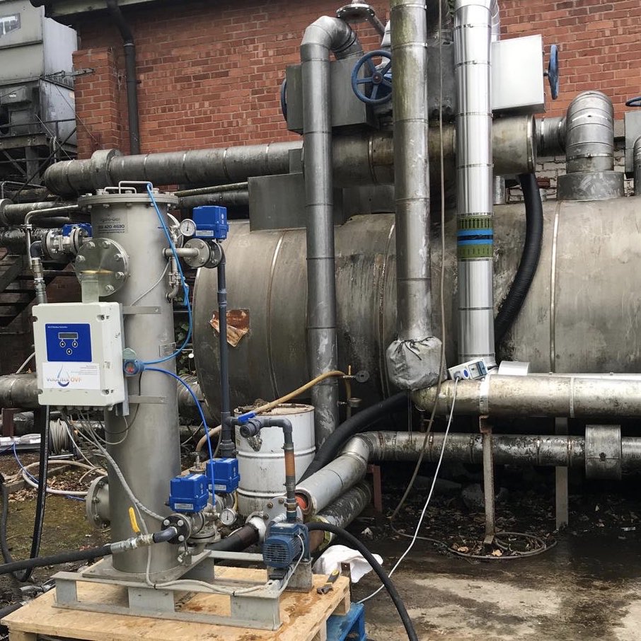 Successful trial of our Velocitek OVF 300. Look at the immediate results we can achieve with #waterfiltration 

Perfect for #WaterSavingWeek - no need to drain down system and waste water flushing out with chemicals &amp; refilling again with water - just filter instead! @waterwise