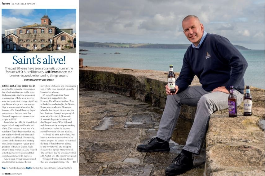 StAustellBrew's tweet photo. For the summer issue of @CAMRA_Official's BEER magazine, @insidebeer caught up with our Head Brewer @roger_ryman. Read all about how @Tribute_Ale went from a seasonal brew to celebrate the 1999 solar eclipse, to our flagship beer here: https://t.co/WnjEKNorEL #twentyearsofTribute https://t.co/DsEepWklrt