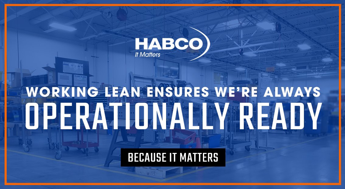 HABCO strives to improve every day – that's what fuels our Lean focus. As the business continues to grow, so must operations. We’ve completely reworked our shop floor to better facilitate flow. Better flow = more efficiencies for us, and quicker response times for our customers.