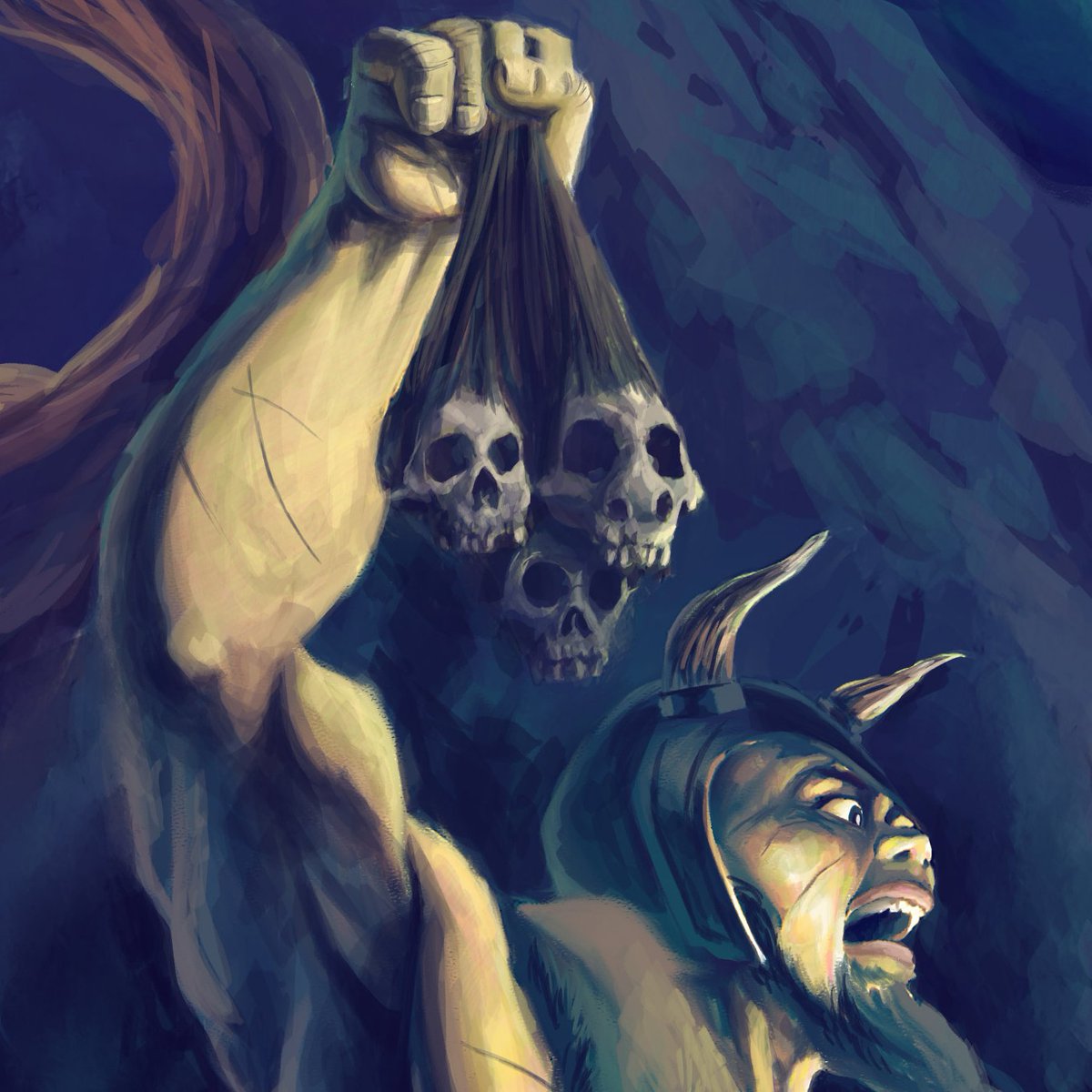 I'll be sharing snippets of a huge new illustration I've been working on for <a href="/Stratos_Game/">Stratos: a board game of strategy and adventure</a> throughout the next week! <a href="/boardandtale/">Board and Tale Games</a> #fantasyart #illustration #artwork #art #conceptart <a href="/guelpharts/">Guelph Arts Council</a> #fantasy