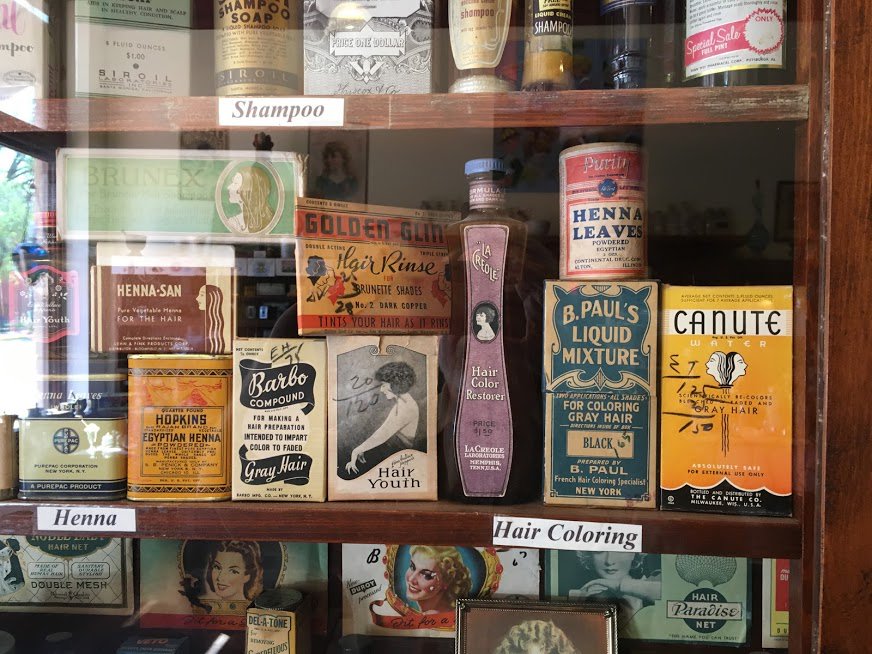 A J Wright On Twitter Today S Photo Some Hair Products Displayed At The Okla Frontier Drug Store Museum Https T Co Dv3degg3lb Histmed