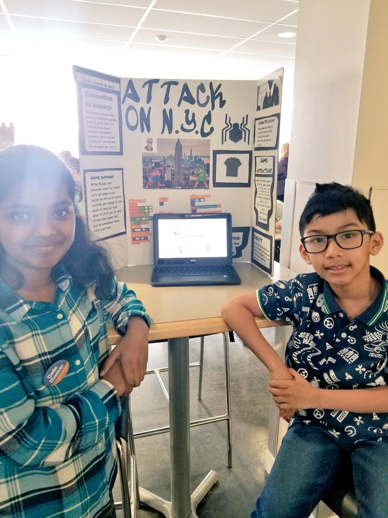 MsNYarra's tweet image. We have arrived at the Coding Quest Humber Arcade! So proud of all of their hard work & seeing it all come together here! 😁 @TLPCanada @VickyLearnToday @stalphonsaDP @spiacentecimini @mr_kozma #CodingQuest