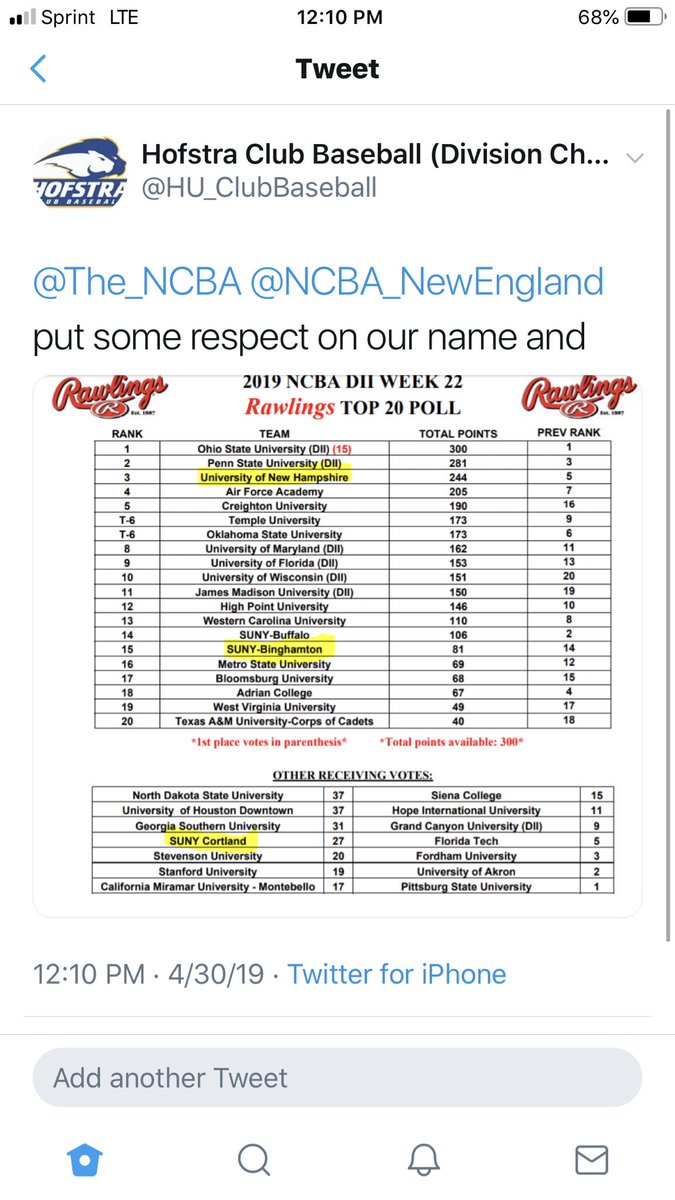 HofstraBall's tweet image. @The_NCBA @NCBA_NewEngland  put some respect on our name