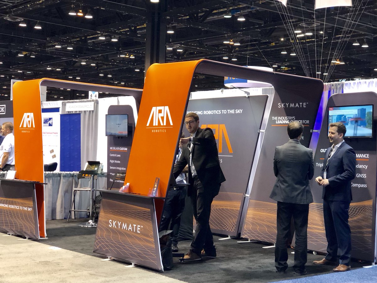 ARA_Robotics's tweet image. Hello Chicago!  ARA Robotics  is at  AUVSI  this week, visit booth 3600 to discover the #SKYMATE - a revolutionary commercial flight controller and its enhancements sets for elevated #UAV performance and precision.

#auvsiXPO #drone #uas