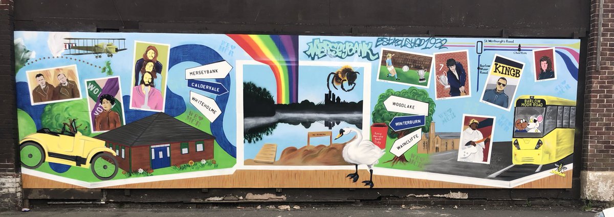 BMCA_Youth's tweet photo. #MerseyBank #Mural #SocialAction #iwill #becauseWeAre #YoungPeople #Community @BMCALtd @GWKYOUTHGM @Young_MCR @ManCityCouncil @JmeDzynz @ChorltonRT https://t.co/o0DPxQ0Aol