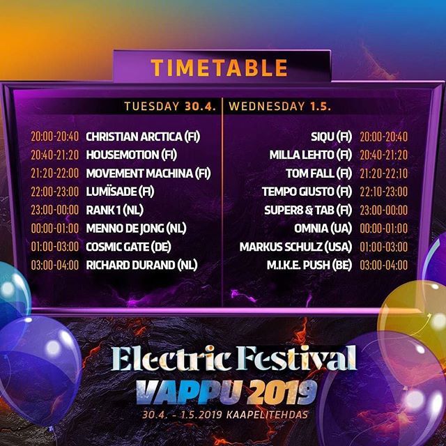 TomFallMusic's tweet image. Today it starts. @electricfestivalfin 2019. 🔥🔥🔥
I’m on tomorrow evening at 9:20pm .
.
#tomfall #edm #edmfamily #edmlifestyle #trance#trancemusic #trancefamily #electronic #music #musicpromotion #promo #spotify #beats #recordlabel #musicmarketing #mus… bit.ly/2GKx9uY