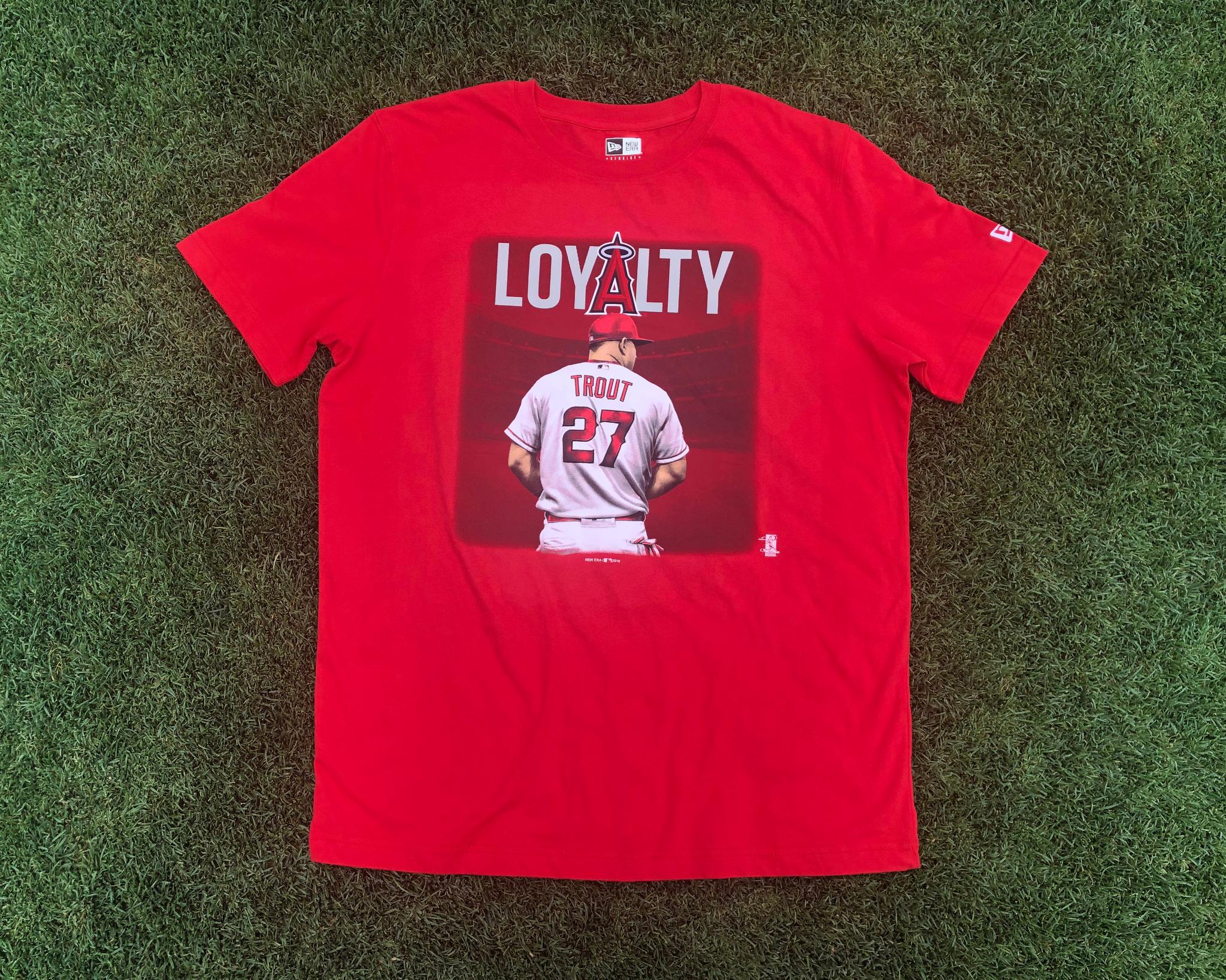Los Angeles Angels on X: Mike Trout Loyalty T-Shirts. Now