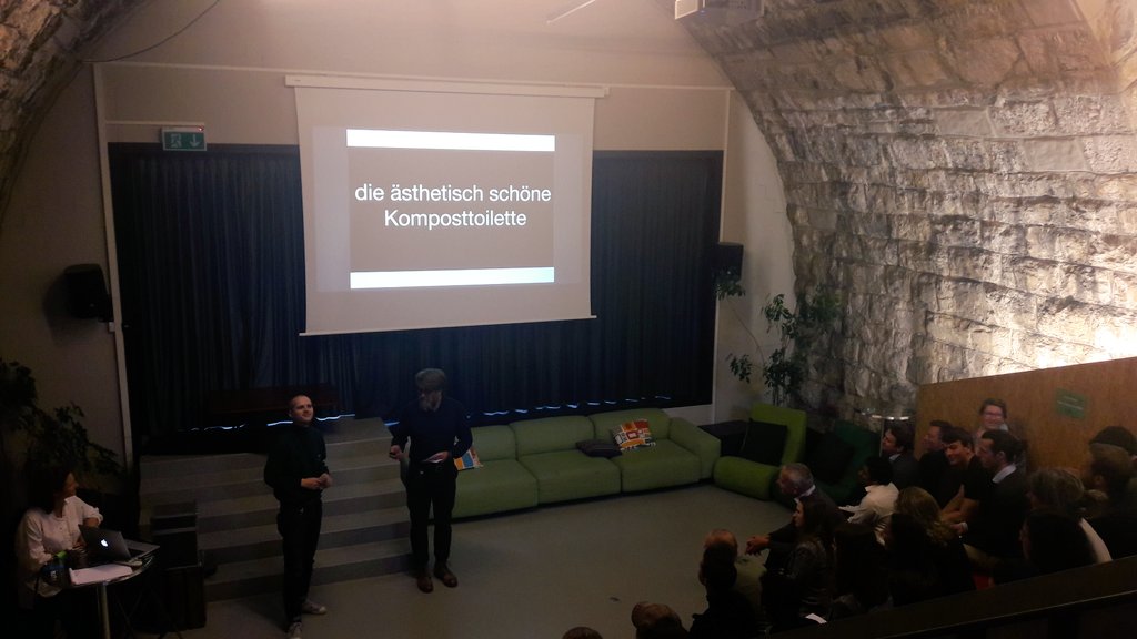 impacthubzurich's tweet image. Startup #6: Komport is a safe harbour where every business becomes an experience. Portably
designed, the imported excrements are composted. #CETransition #CircularSwitzerland #circulareconomy