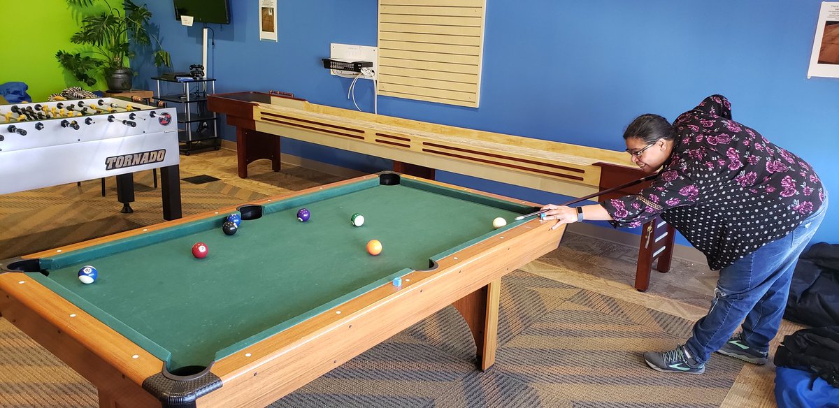 RobSanchez83's tweet photo. New addition to our game room!!!! #techcaretweets #lifeatATT #gameroom #poolallday https://t.co/sM4lDuJcrf