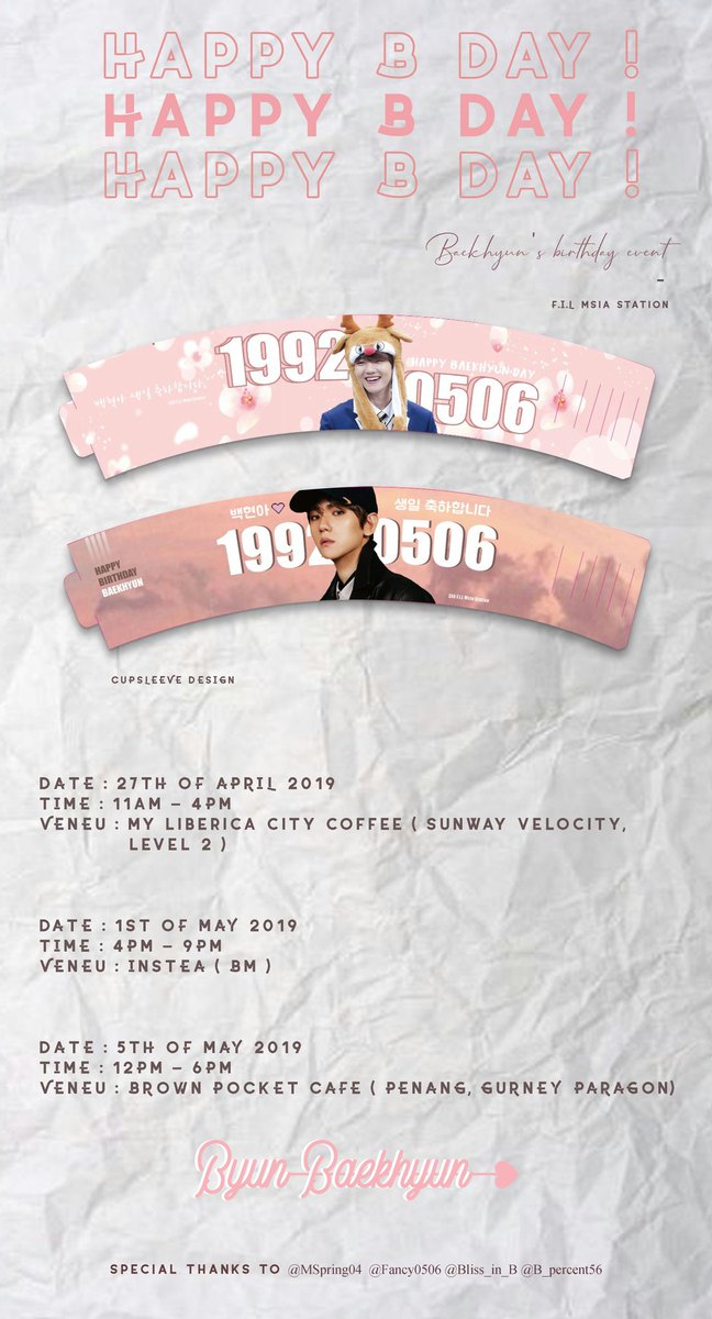 f_msia's tweet photo. 1st of May,wait for you at BM Instead(4pm until 8pm)✌ https://t.co/Z4kxbdiTuf
