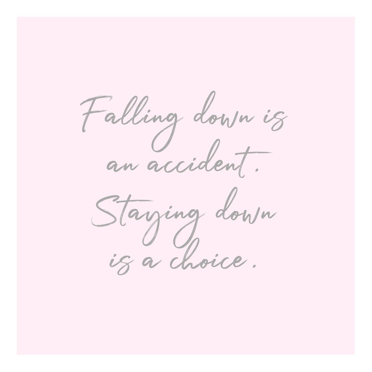 Falling down is an accident, staying down is a choice!

#quote #qotd #inspire #femaleboss #femalemotivation #girlpower #skincare #aesthetics #beautyhack #bblogger #health #healthy #inspiration #motivation #coolsculpting #expert #aestheticclinic #London #miltonkeynes #harleystreet