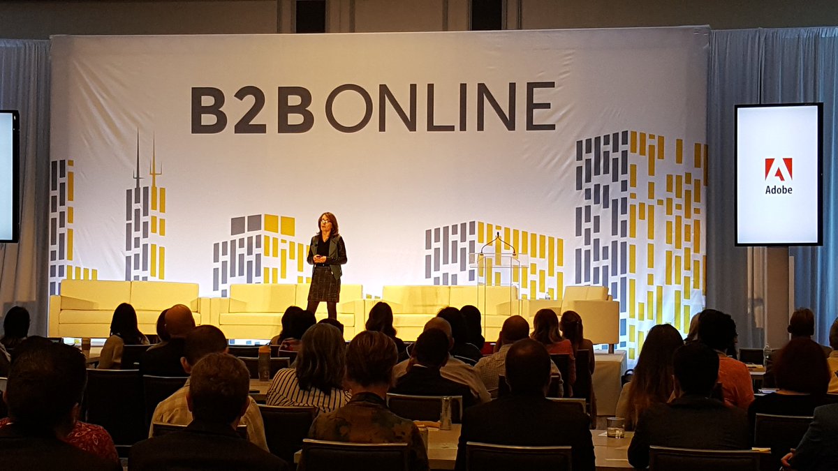 Thank you all for coming to my keynote preso just now #b2bonline #AdobeB2B #AdobeHighTech