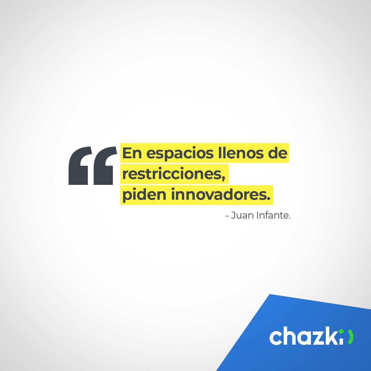 #FraseDelDía La clave está en la creatividad. #PideUnChazki  >> chazki.app 💡