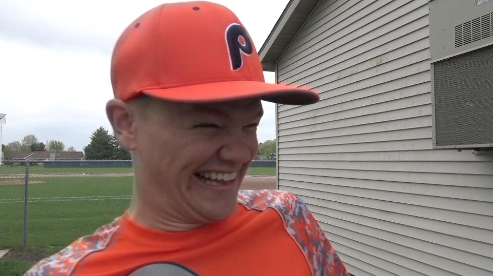 Channel1450com's tweet photo. Sorry @Peyton_Minder21, but based on how gross your brother's #TQT turned out...maybe we should not have given him one either. New Berlin's Dalton Minder, or should we say "Daltina" talks race car beds, the king of the Minder household and going viral 
 https://t.co/0PQu6XhpEG https://t.co/J7Pgmszlcd