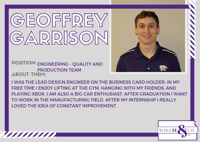 WillieAndCoLLC's tweet photo. Employee Spotlights! Meet the Shipping and Fulfillment Team Lead, Eddie Genovese, and a member of the Engineering Quality and Production team, Geoffrey Garrison! https://t.co/HyaGQoAteG