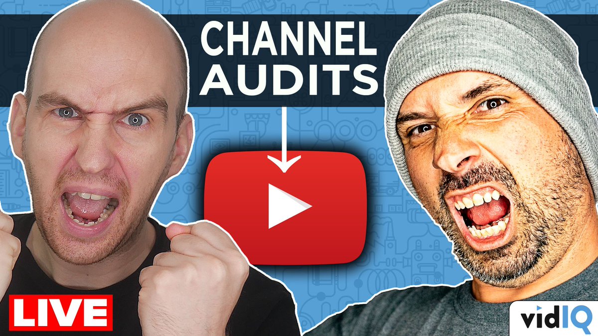 vidIQ's tweet image. We're doing our weekly channel audit session again at 11am PST (7pm UTC). Join us, fill in the form, get your channel reviewed, crush YouTube. It really is as simple (#notsimple) as that! youtube.com/watch?v=sQPkAP…