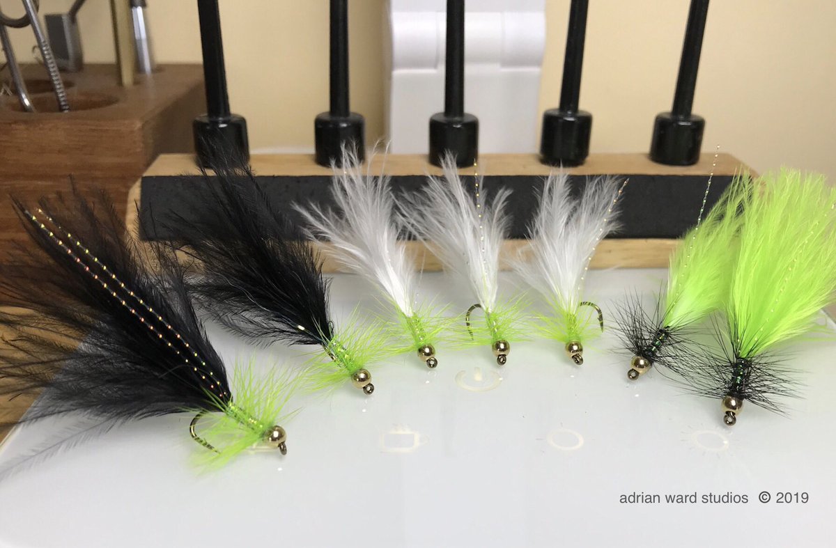 adrianward_'s tweet photo. A few chartreuse Dancer lures https://t.co/6T1wo7bekb