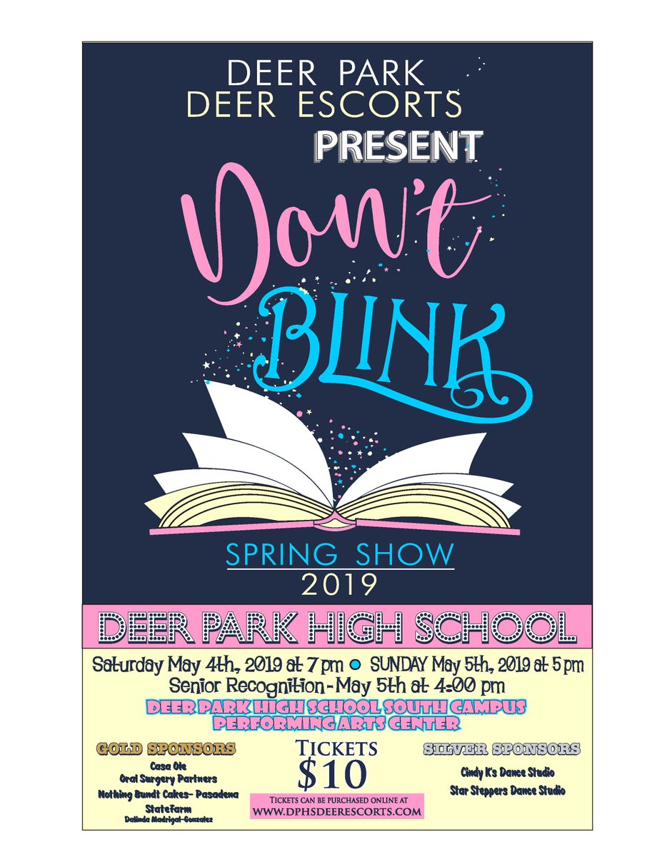 Come out and support the national award-winning Deer Escorts Dance Team’s 25th annual spring show on May 4-5 at the @DPISD_SOUTH Performing Arts Center! Tickets and more details are available at dphsdeerescorts.com. <a href="/DPISD_North/">North Campus</a> <a href="/TheDeerNetwork/">The Deer Network</a>