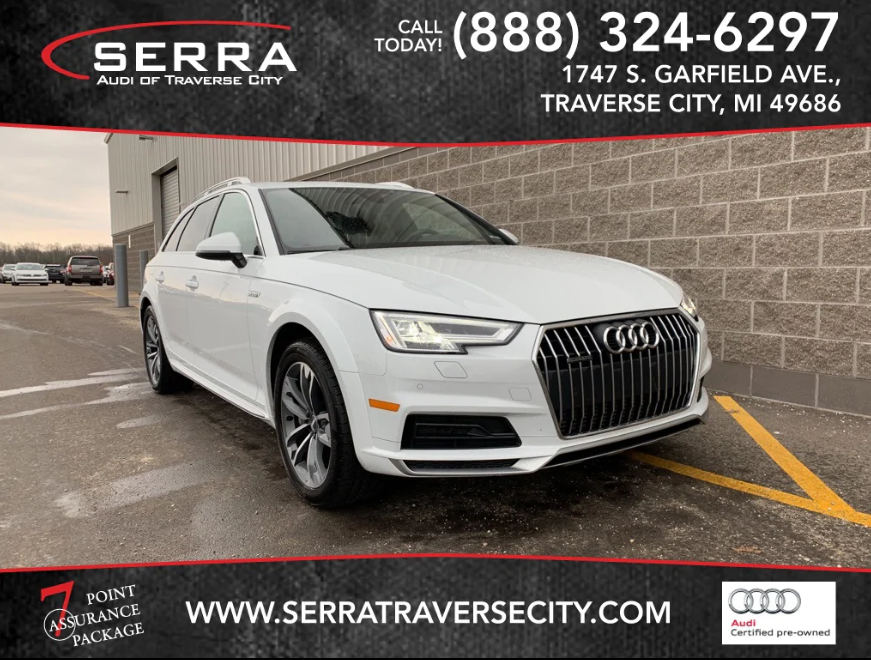 SerraTVC's tweet photo. Who else loves the way brown leather interior looks? This Certified Pre-Owned 2018 #Audi A4 2.0T Allroad Premium drives like new with only 8,167 miles! Follow the link for more details! #InteriorTuesday https://t.co/nIFCqfOFuP https://t.co/zrXJoBStwH