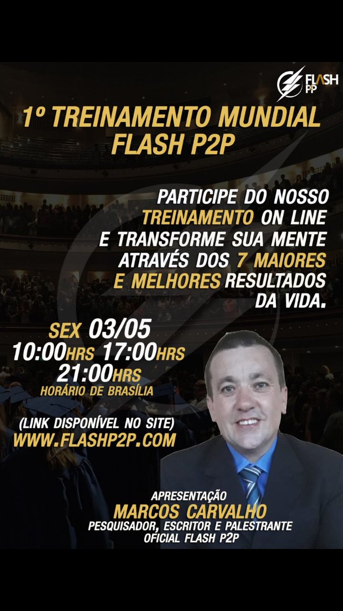 flashmillion's tweet image. ***ATENÇÃO A GRANDE OPORTUNIDADE***

ESTE TREINAMENTO IRÁ MUDAR A HISTÓRIA DE SUA VIDA!
VOCÊ NÃO PODE PERDER!!!!
flashp2p.com

#oportunidade #treinamento #gratuito #vidanova #aprendizado #futuro #familia #relacionamento #flashp2p #vempraflash #vempromeumundo