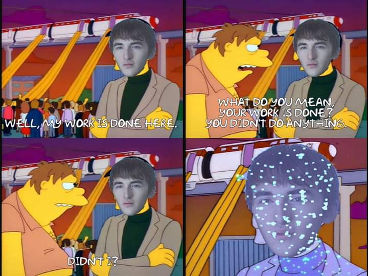 iresimpsonsfans's tweet photo. Bran looked fairly pleased with his contribution #GOT https://t.co/NjYXQuCPe7