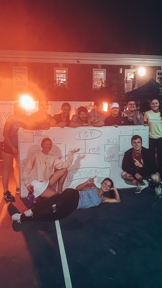 You’re looking at bubble soccer AND dodgeball champs in KU Sigma Chi’s Derby Days events from last night!! 💪🏼🤩 #kugphi