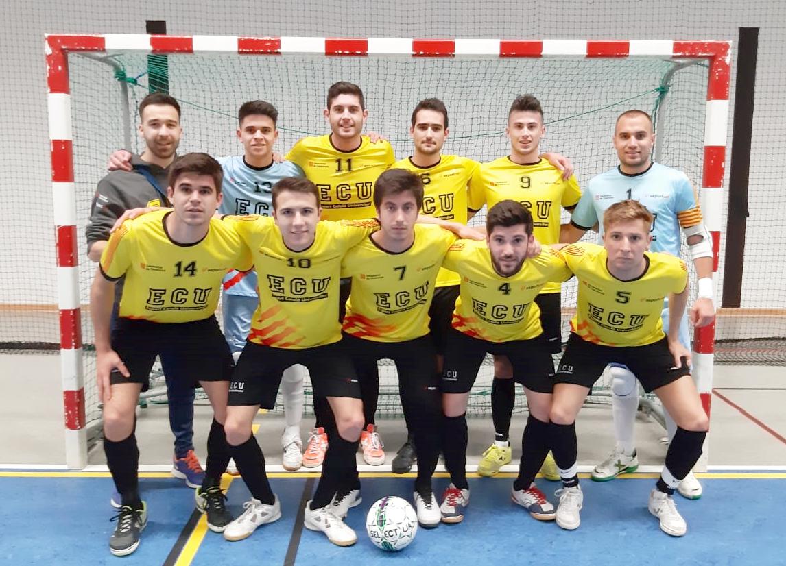 UABBarcelona's tweet photo. 🏆 Les seleccions catalanes universitàries, amb la participació d’#UABers, triomfen als #PCUGames!
🥇 Bàsquet masculí – campió
🥇 Bàsquet femení – campiones
🥇 Futbol sala masculí – campió
🥈 Futbol sala femení – subcampiones
Felicitats! 👏👏
#UAB @esportcatuni @saf_uab https://t.co/UalXtfosL8