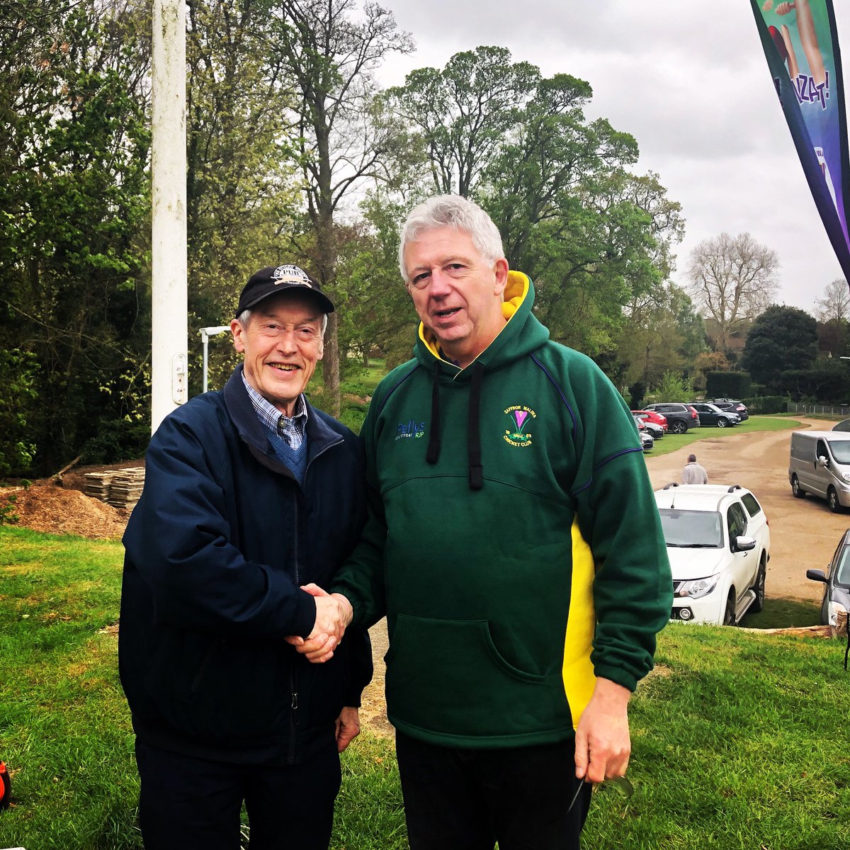 Saffron Walden CC (@swcccrocus) on Twitter photo <a href="/SWCCcrocus/">Saffron Walden CC</a> Chairman David Barrs with long time club supporter Lord Haselhurst after raising the flag on the 2019 season during our Registration Day last Saturday #cricket #crocus #saffronwalden <a href="/SWCCcrocus/">Saffron Walden CC</a> Chairman David Barrs with long time club supporter Lord Haselhurst after raising the flag on the 2019 season during our Registration Day last Saturday #cricket #crocus #saffronwalden