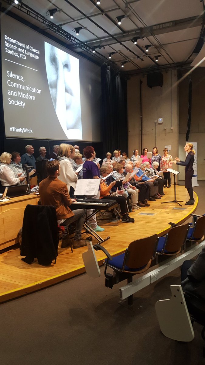 JulieRegan_'s tweet image. Huge thanks to each of the inspiring speakers at our #TrinityWeek @ClinSpeechTCD seminar today @KateAllatt @MartineSmith4 @Yvonne_M_Lynch @FMNchoir @CarolineJagoe @chessmartinez. An afternoon full of laughter, tears, wonderful singing and empowerment! 😄