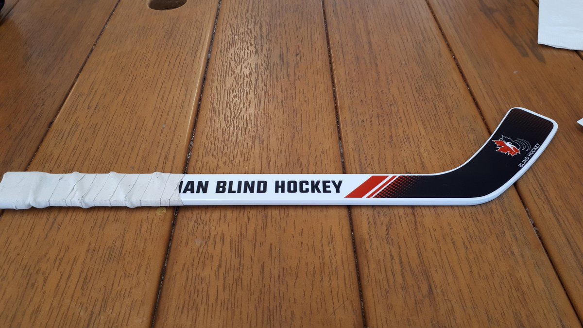 CaptainOshawa's tweet photo. @CDNBlindHockey Im lucky to get to coach this awesome kid in the yellow jersey. #GoJoeyGo !!! #ThanksForAutographedStick
#SpecialHockeyandBlindHockeyRock https://t.co/z8knyckkK5