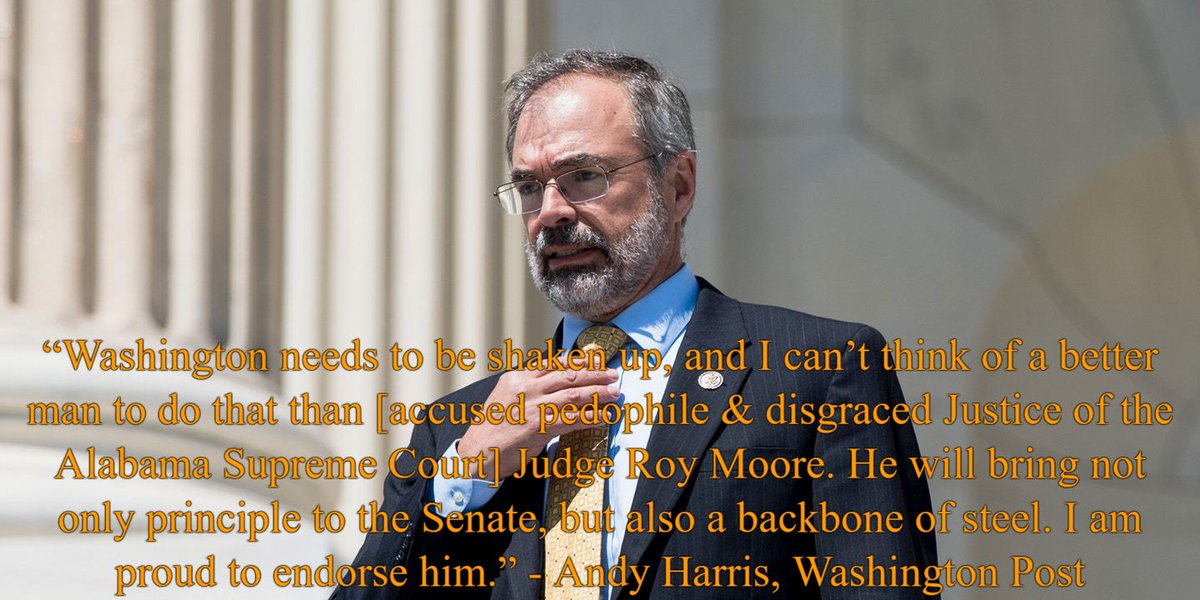 Decency4MD1's tweet photo. @RepAndyHarrisMD Just a reminder...
Our Congressman uttered these words in public and on purpose.
#AnybodyButAndy https://t.co/tCejNYUVJT