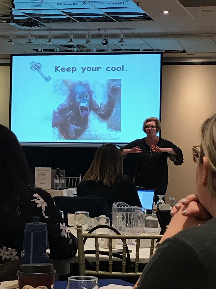 ⁦<a href="/PeelSchools/">Peel District School Board</a>⁩ Beth Veale inspires awesomeness with newly appointed VPs #breatheleadership ⁦@markhaarmann⁩