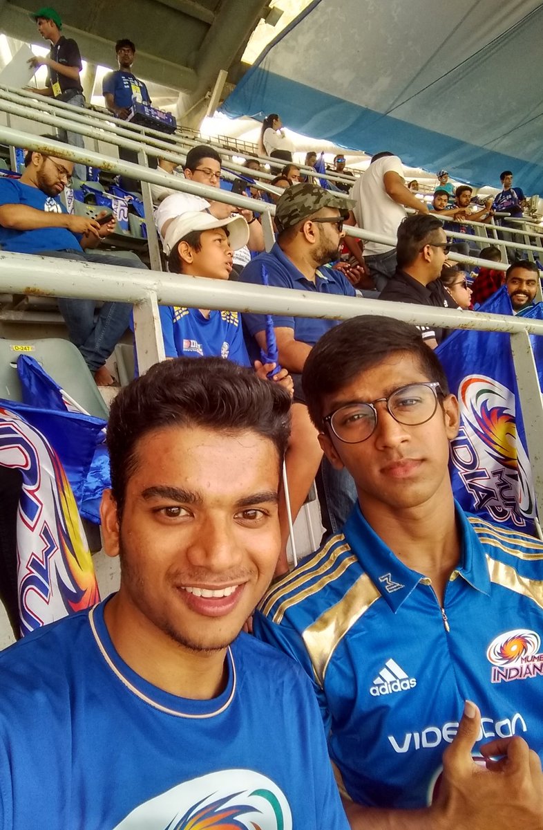 vinaykalra3's tweet photo. @PerformaxIndia @mipaltan @swapnilmistri1 is my matchday buddy bcoz he has helped me to enjoy the live experience in the Stadium &amp; also convinced me to support Mumbai Indians💙. Going to Wankhede reminds me of 2011 World Cup. So I never want to miss  chance to enjoy live.
 #MIinPerformax #MumbaiIndians https://t.co/WHd7zhR74g