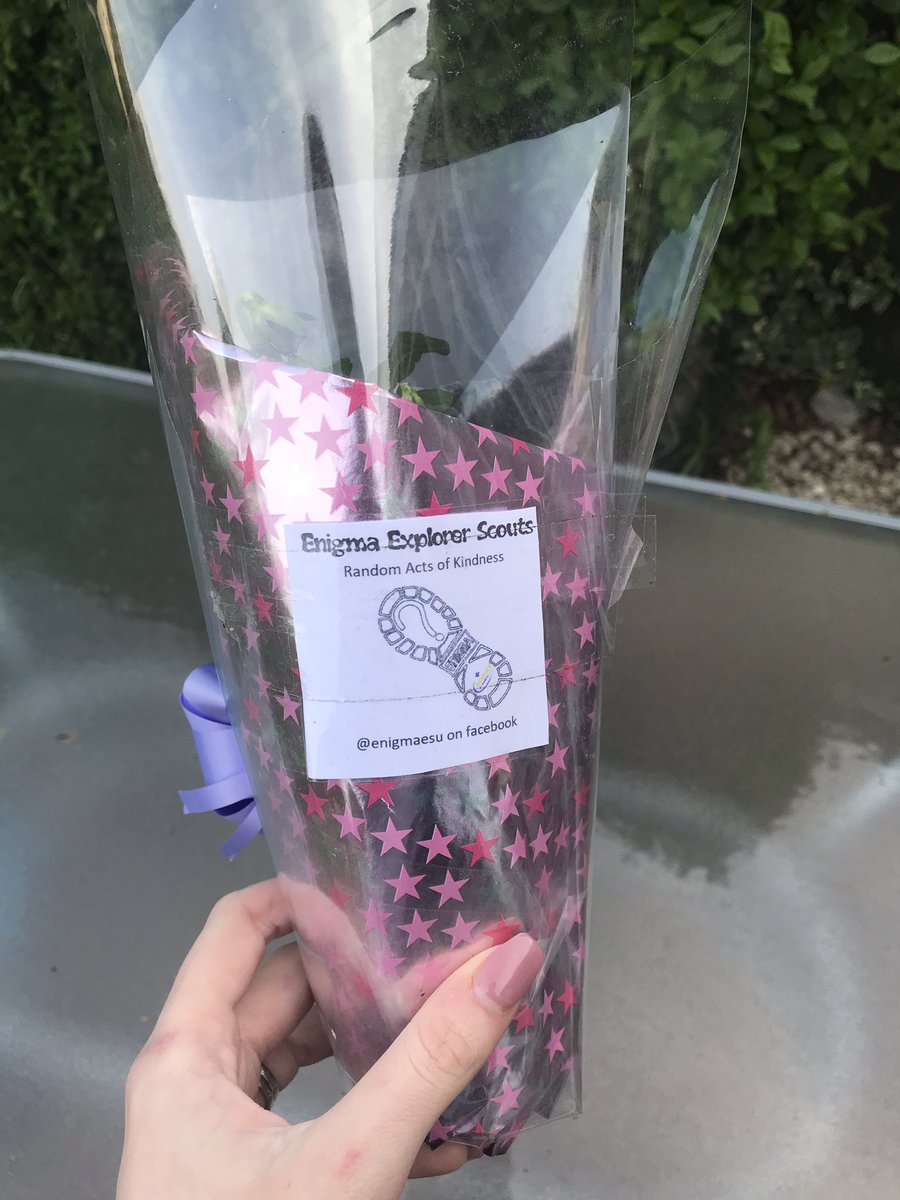 Came back from work to find a random act of kindness in the house.. how lovely from <a href="/EnigmaExplorers/">Enigma ESU - Sheldon</a> 😊